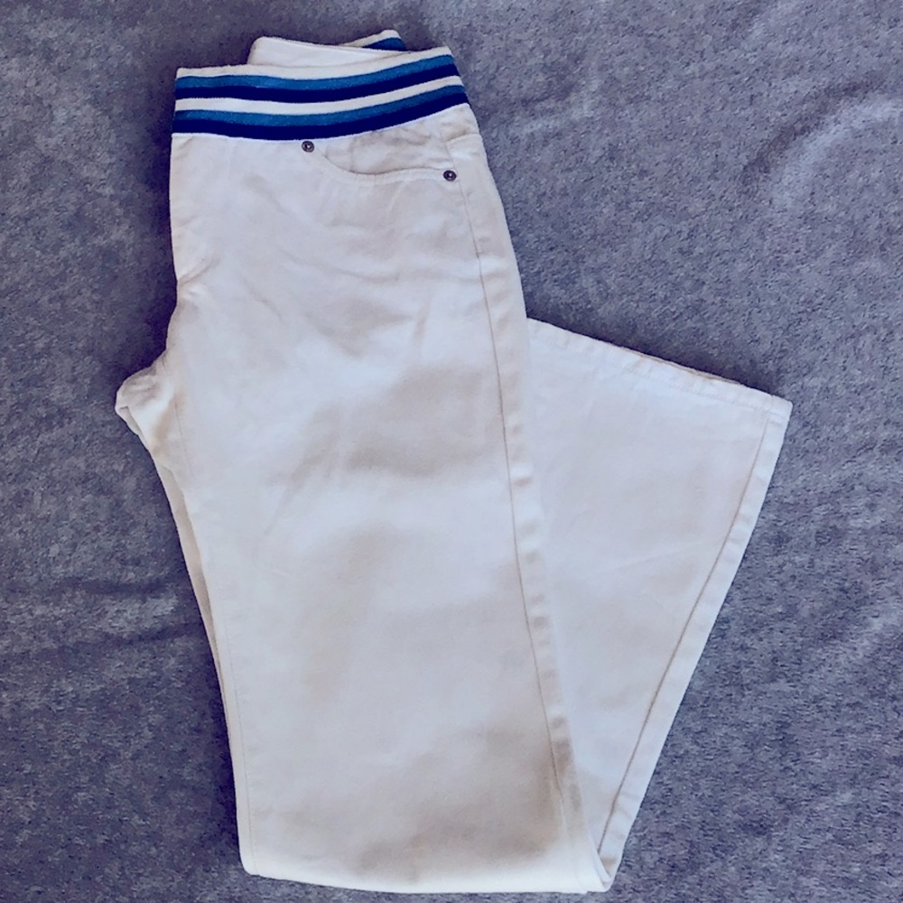 MICHAEL KORS White Nautical Jeans
